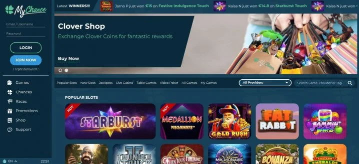 My Chance Casino NZ homepage overview for New Zealand players 2026